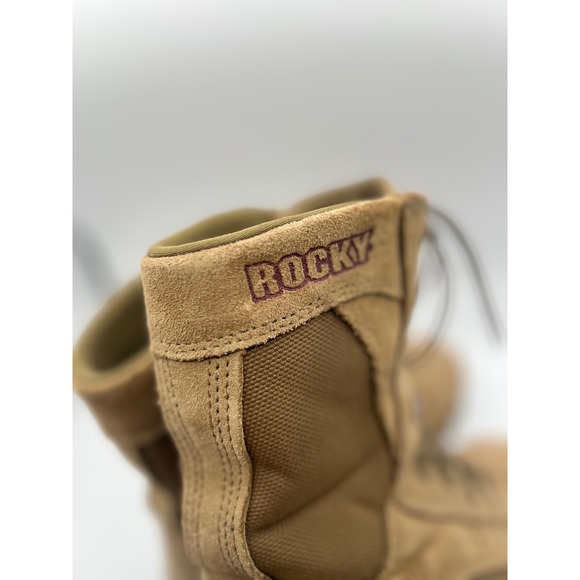 Rocky S2V‎ Special Ops Boots Military Tactical Steel Toe Desert Tan Size 7M